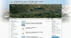 Desktop Screenshot of comune.sanvittoredellazio.fr.it